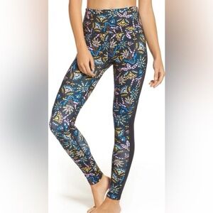 FP Free People Movement Liza illusion High Rise Leggings XS Xtra Small black